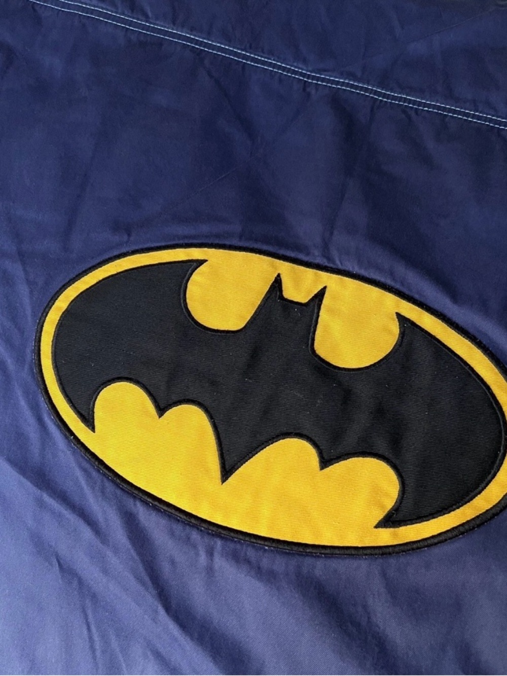 Pottery Barn Kids Batman Marvel Sleeping Bag Roll Up Full Zip Blanket KENNY